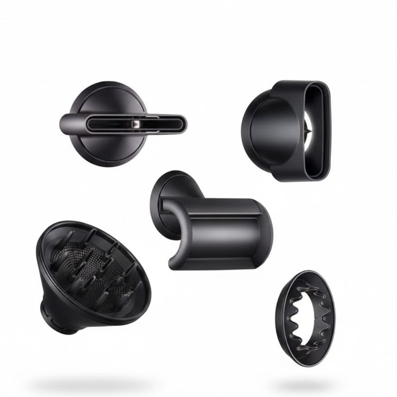 Secador de Pelo Profesional de Alta Velocidad con cabezales imantados